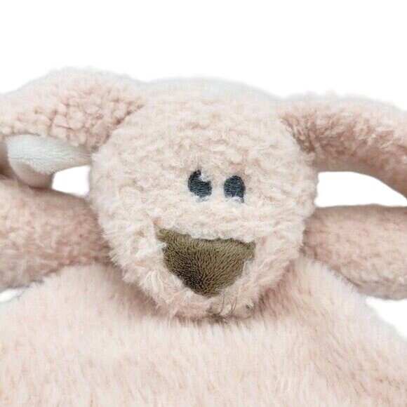 Demdaco Lift the Spirit Rabbit Lovey Plush Pink 14" 2019 Easter Bunny Rattle - Picture 2 of 6